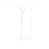 Drewniana lampa wisząca LED Elmsford
