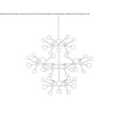 Metal chandelier Revnice