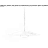 LED fabric pendant lamp Ossling