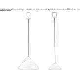 Alabaster LED hanging lamp Mirani