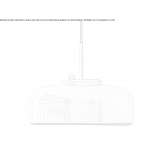 Aluminiowa lampa wisząca z możliwością ściemniania Devecey