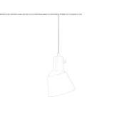 Swivel, enameled metal pendant lamp Dornhan