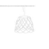 Outdoor LED hanging lamp Ticha