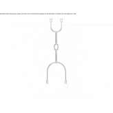Brass LED hanging lamp Krynki