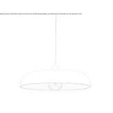 Aluminum LED hanging lamp Oaxaca