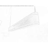 Lampa wisząca LED z litego drewna Rotnes