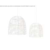 Rattan LED hanging lamp Viverone