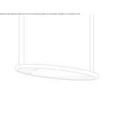 Tekstylna lampa wisząca LED z funkcją ściemniania Coralici