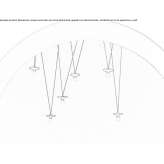 Aluminum LED hanging lamp Standish