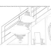 Lampa wisząca z weneckiego kryształu Titaguas