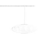 LED hanging lamp made of polymer Thurins