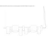 Metal LED hanging lamp Witten