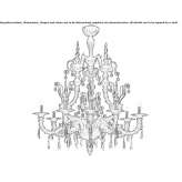 Venetian crystal chandelier Comerio