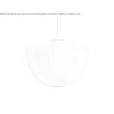 LED hanging lamp made of polymer Thurins