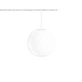 LED hanging lamp made of polymer Thurins