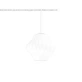 LED hanging lamp made of polymer Thurins