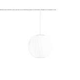LED hanging lamp made of polymer Thurins