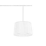 Lampa wisząca LED z palisandru Aguadas