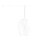 LED hanging lamp made of polymer Thurins