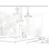 Pendant lamp made of Venetian crystal Calgary