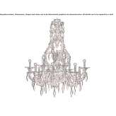 Venetian crystal chandelier Migliaro