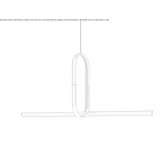 LED hanging lamp Zena