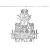 Venetian crystal chandelier Canizo