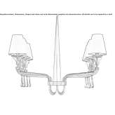 Venetian crystal chandelier Preili