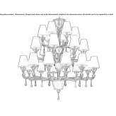 Venetian crystal chandelier Czajkow