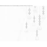 Glass pendant lamp Clisson