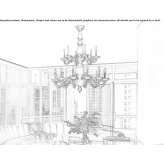 Venetian crystal chandelier Cortino