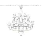 Venetian crystal chandelier Ovalle