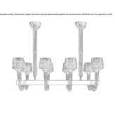 Venetian crystal chandelier Teruel