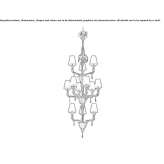 Venetian crystal chandelier Media
