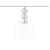 Pendant lamp made of Venetian crystal Aalen