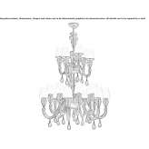 Venetian crystal chandelier Olleros