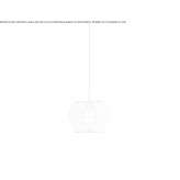 Lampa wisząca LED z dmuchanego szkła Cernik