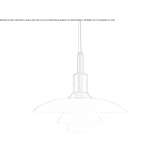 Pendant lamp made of opal glass Monroyo