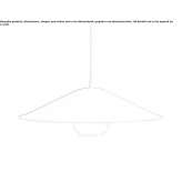 Pendant lamp made of die-cast aluminum Lavaur