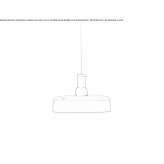 LED pendant lamp made of ABS Reifling