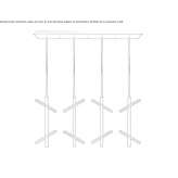 Metal ceiling lamp Triftern