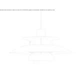 Metal hanging lamp Monroyo