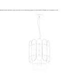 Glass pendant lamp Chumuch