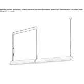 Lampa wisząca LED ze stali i drewna Halesite