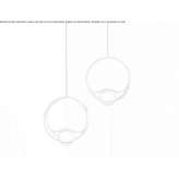 Brass pendant lamp Lueta