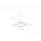 Pendant lamp made of aluminum and ABS Micasasa