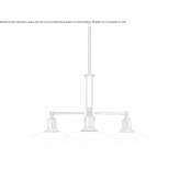 Aluminum LED chandelier Monroyo