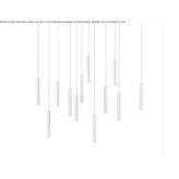 Aluminum LED hanging lamp Malsice