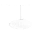 LED hanging lamp made of polymer Thurins