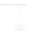 LED hanging lamp made of powder-coated aluminum Teisnach